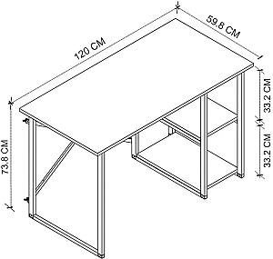 Masa de birou Bofigo 20-99-08 Anthracite
