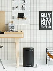 Cos de gunoi Brabantia NewIcon 12L Black Matt