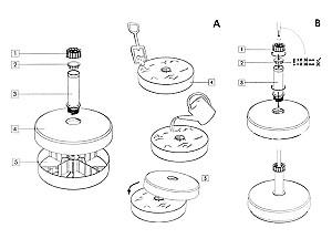 Suport pentru umbrele de terasa Holland 50713