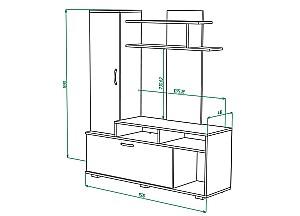 Living ML Mobila ML-4 Wenghe/Artvud Deschis