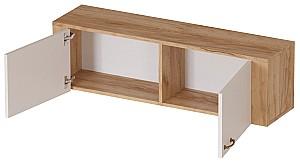 Raft de perete ML Mobila Vega Nr.7 2D Stejar Auriu/Alb