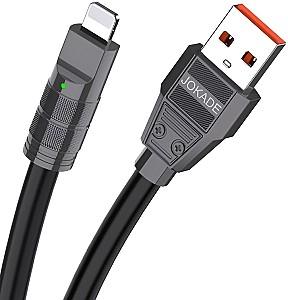 USB сablu Jokade USB-A to Lightning 5A 1M JA026 Black