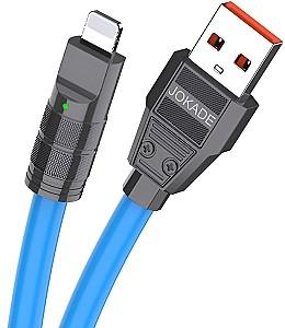 USB сablu Jokade USB-A to Lightning 5A 1M JA026 Blue