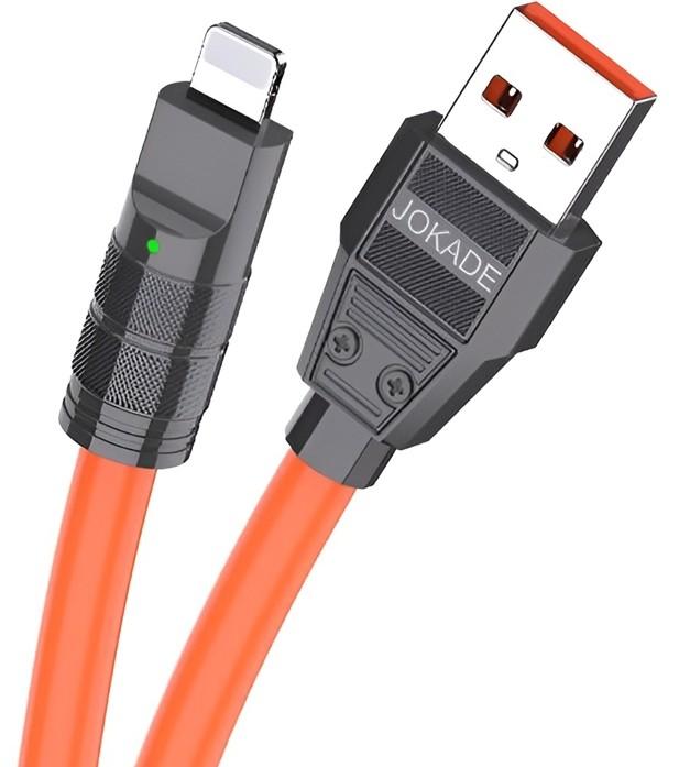 USB сablu Jokade USB-A to Lightning 5A 1M JA026 Orange