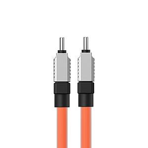 USB сablu Baseus Cable CoolPlay Series Type-C to Type-C 5A 100W 1m Orange
