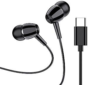 Casti Ksiga Type-C with Mic Jiaxuan KSC-1296 Black