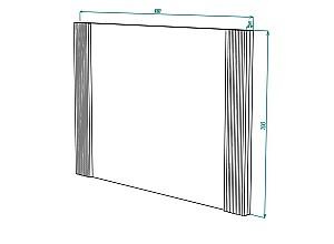 Oglindă ML Mobila Velvet Nr.10 Alb