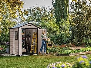 Casuta de gradina Keter Manor 6X5 DD Beige