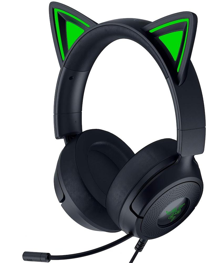 Casti gaming Razor Kraken Kitty V3 X Black