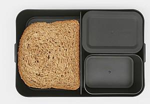 Set de recipiente alimentare Brabantia Make&Take Dark Grey
