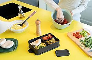 Set de recipiente alimentare Brabantia Make&Take Dark Grey