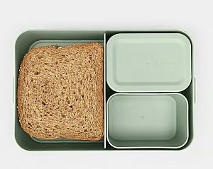 Set de recipiente alimentare Brabantia Make&Take Menta