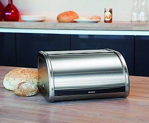 Cos pentru paine Brabantia Roll Top inox mat