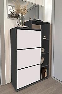 Dulap pentru incaltaminte Bofigo 18-04-81 Anthracite/White