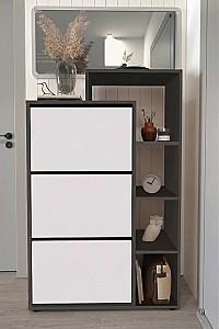 Dulap pentru incaltaminte Bofigo 18-04-81 Anthracite/White