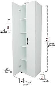 Dulap penal Bofigo 12-55-01 White