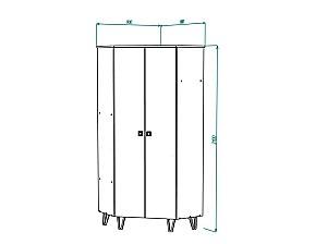 Dulap colt ML Mobila Mira Nr.2 900