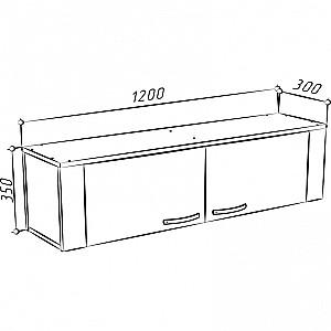 Living ML Mobila Vega Nr.3 Stejar Kraft Alb/Gri