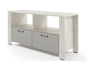 Living ML Mobila Vega Nr.6 Stejar Kraft Alb/Gri