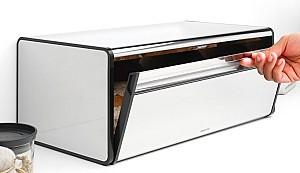Cos pentru paine Brabantia Fall Front inox lucios