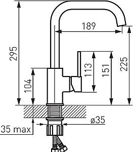 Robinet bucatarie Ferro Freya BFR42B