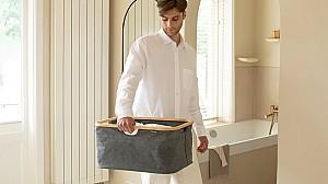 Cos de rufe Brabantia Linn 40L Cenusiu