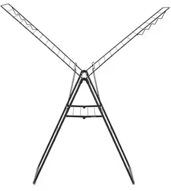 Uscator de rufe Brabantia Hangon 25m Black Matt