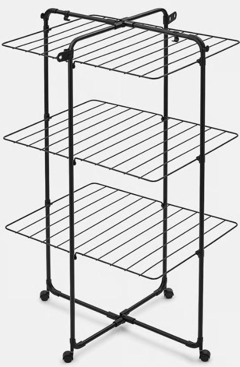 Uscator de rufe Brabantia Hangon Tower 23m Black Matt