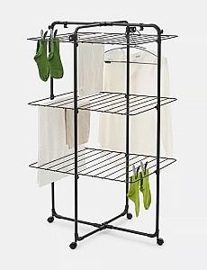 Uscator de rufe Brabantia Hangon Tower 23m Black Matt