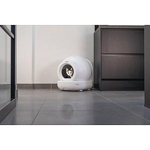 Litiera automata Beeztees Moeaza White