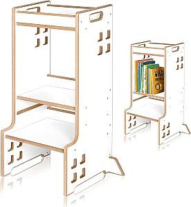 Scaun de masa multifunctional Lionelo Cass White