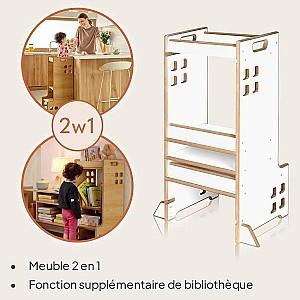 Scaun de masa multifunctional Lionelo Cass White