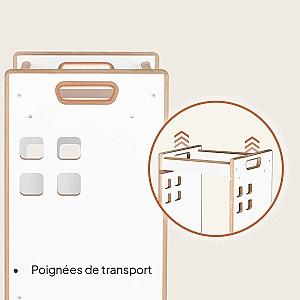 Scaun de masa multifunctional Lionelo Cass White