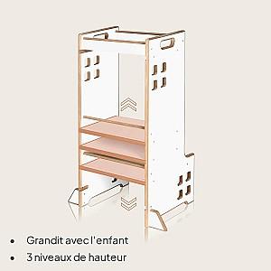Scaun de masa multifunctional Lionelo Cass White