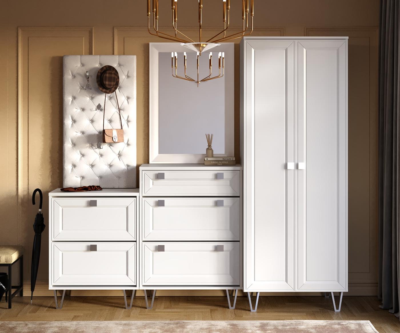 Antreu ML Mobila Mira Nr.3 Alb