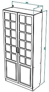 Dulap cu vitrina ML Mobila Liverpool Nr.33 Fildes