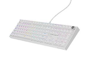 Tastatura gaming  Genesis Thor 404 White (Outemu Peach Silent V3)