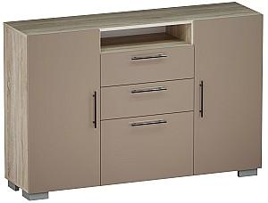 Comoda ML Mobila York Nr.5 Stejar Sonoma/Cappuccino