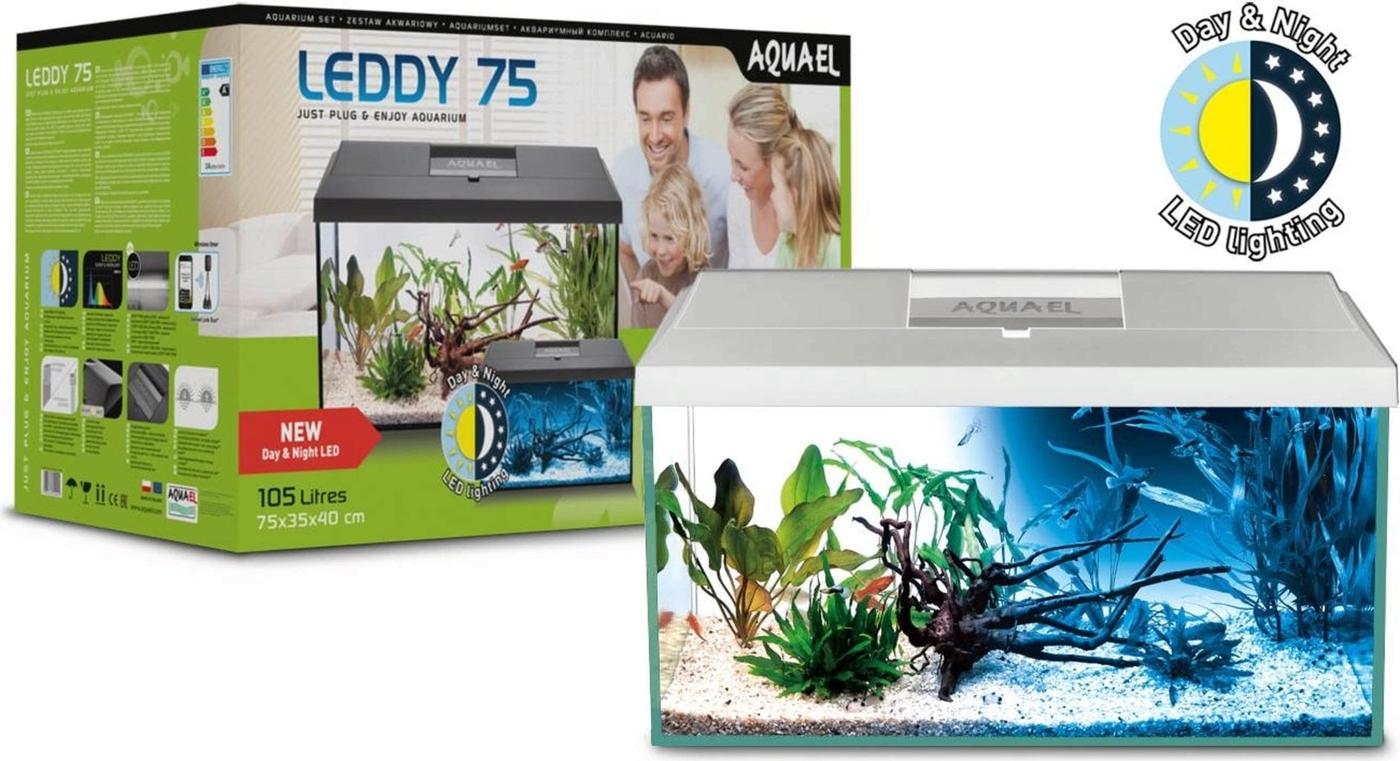 Acvariu Aquael Set Leddy 75 D&N 2.0 White