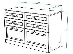 Tumba pentru televizor ML Mobila Liverpool Nr.32 1200 Fildes