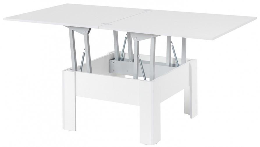 Masuta de cafea, reviste ML Mobila Transformer Alb