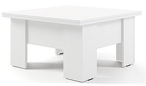 Masuta de cafea, reviste ML Mobila Transformer Alb