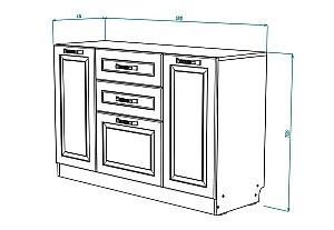 Comoda ML Mobila Liverpool Nr.36 1200 Fildes