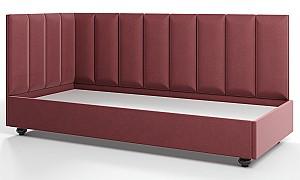 Pat copii ML Mobila Sharm 5 stang (90x200) Bordo