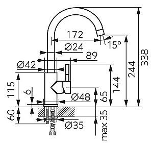 Robinet bucatarie Ferro Camira BCR4