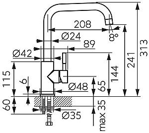 Robinet bucatarie Ferro Camiro BCQ4