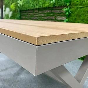 Set mobila de gradina VLM Polywood (Gray/Brown)