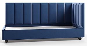 Pat copii ML Mobila Sharm 5 drept (90x200) Albastru