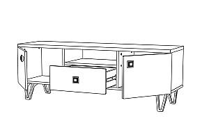 Living ML Mobila Mira Nr.5 Alb