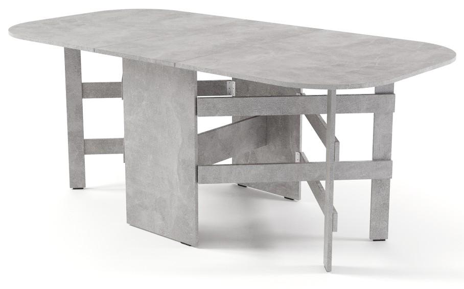 Masa ML Mobila Oval (1000x2000) Atelie Deschis(Gri)